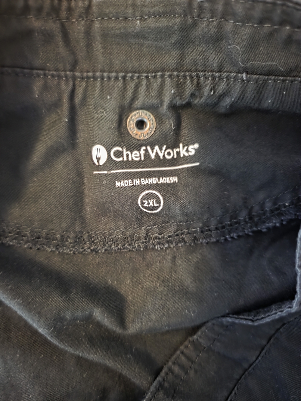 Chef Works Black Chef Jacket 2xl